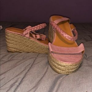 Brand new with tags pink chunky heel